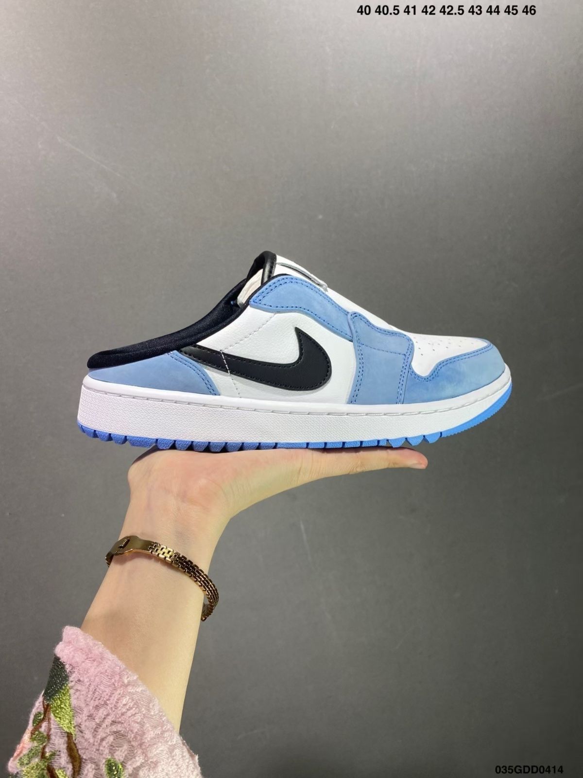 値下げします 新品NIKE AIR JORDAN MULE GOLF university blue/black-white fj1214-400 ユニバーシティ ブルー サンダル スリッポン スパイクレス AJ1