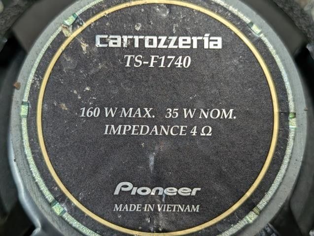 カロッツェリア TS-F1640 スピーカー4個 トゥイーター2個付 アルパイン