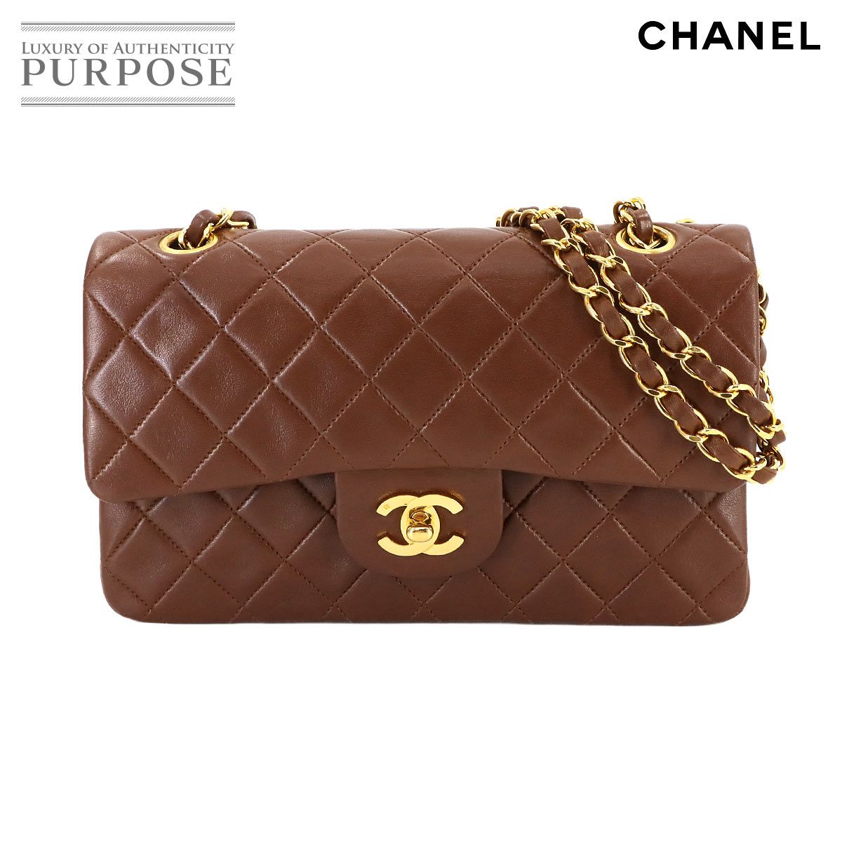 美品 シャネル CHANEL マトラッセ 23 チェーン ショルダー バッグ 