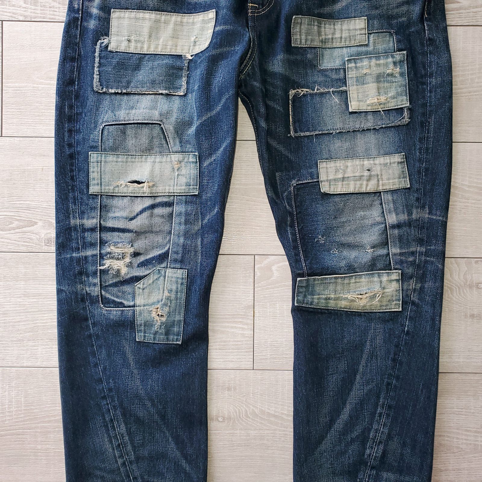 glambグラム□美品 初期 名作 Unplugged sarrouel denim アンプラグド