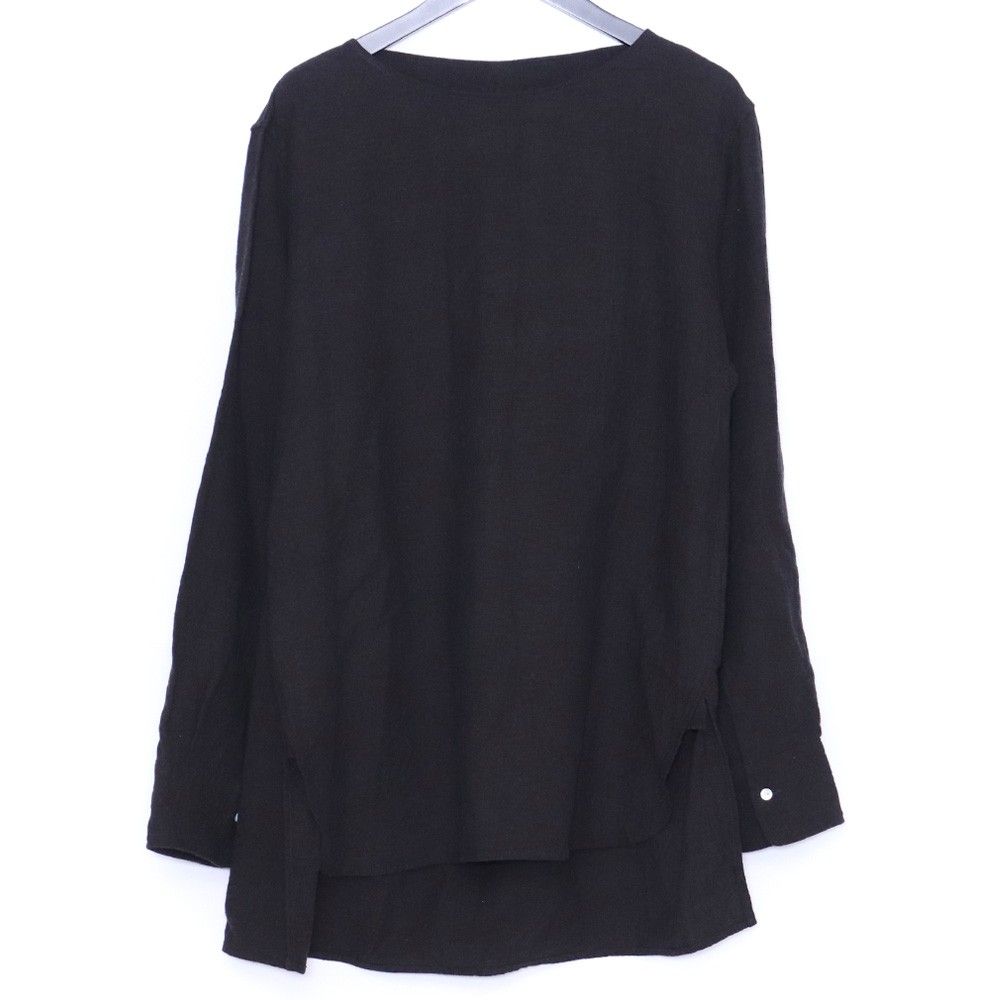 SUS-SOUS SLEEPING SHIRTS LINEN WOOL サイズ7 ブラック 09