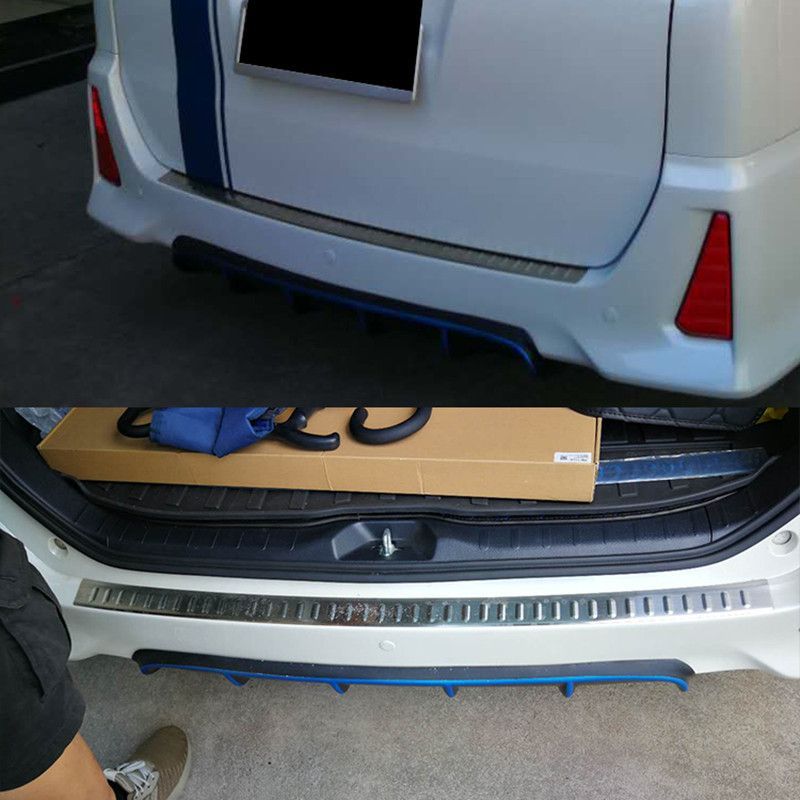 VOXY NOAH80 ステンレス製 リアバンパープレート 保護ガード 傷防止 トランクマット 後部ドアスカッフ 高耐久 外装パーツ