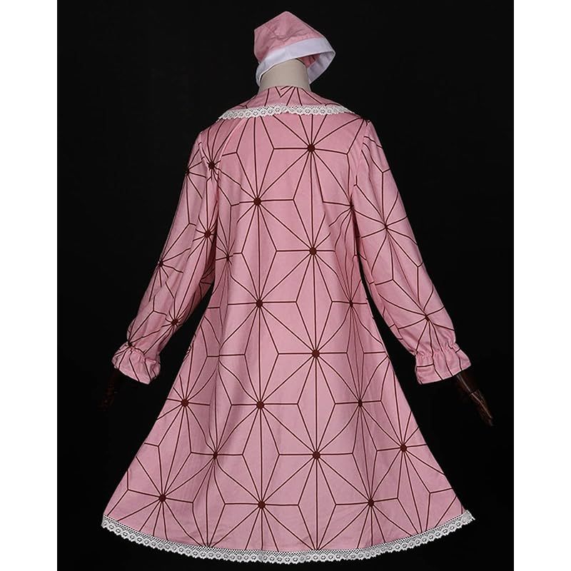 milky time ウィッグ付き 鬼滅の刃 ねずこ コスプレ 竈門禰豆子 パジャマ ハロウィン 鬼滅 衣装 コスチューム BRIGHTFACE_UK