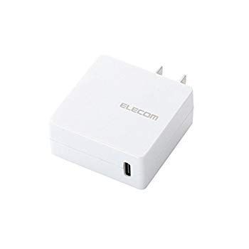 【中古】(未使用･未開封品)　エレコム AC充電器/2.4A出力/Type-Cメス1ポート/ホワイト qdkdu57