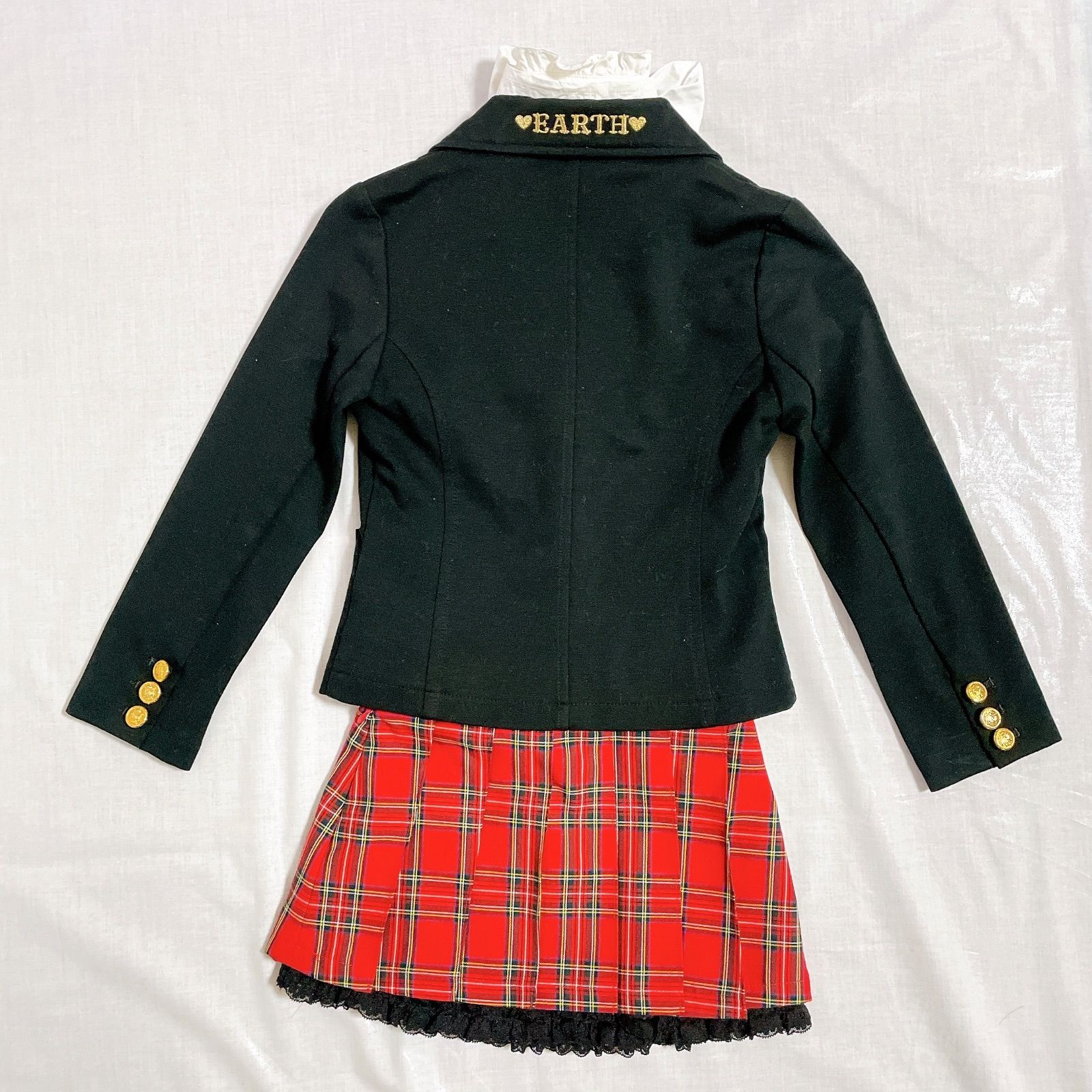 アースマジック120 アースマジック☆120☆美品アンサンブルスーツ☆卒