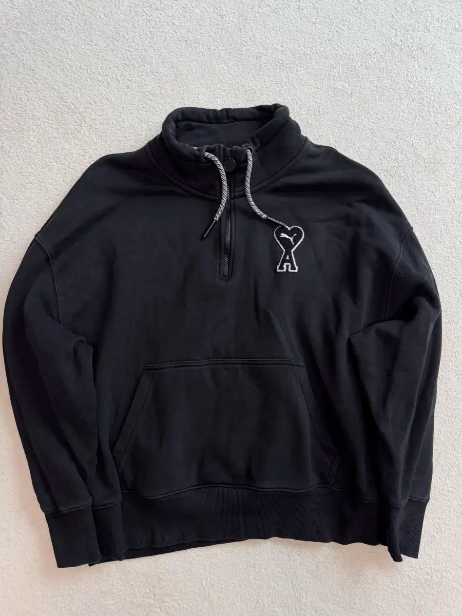 ami(アミ) PUMA(プーマ) コラボ ハーフジップ スウェットシャツ パーカー