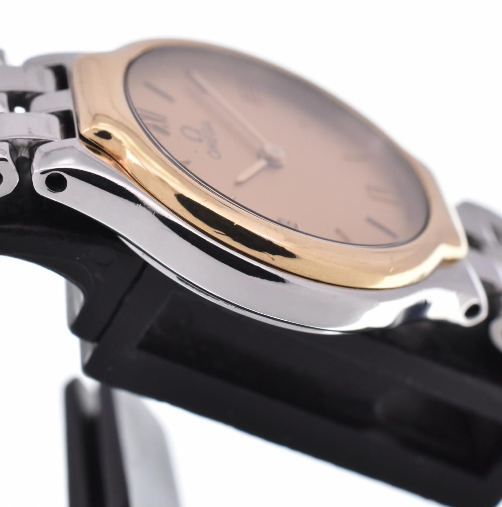 オメガ OMEGA デビル シンボル K18ベゼル クォーツ レディース良品 C