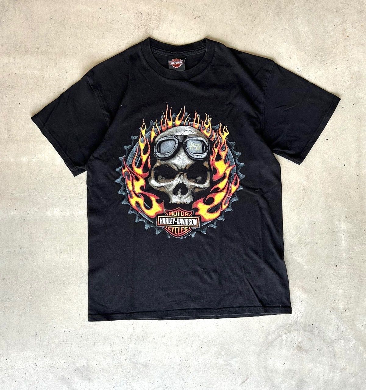 レア Harley-Davidson ハーレーダビッドソン 両面プリント Tシャツ 