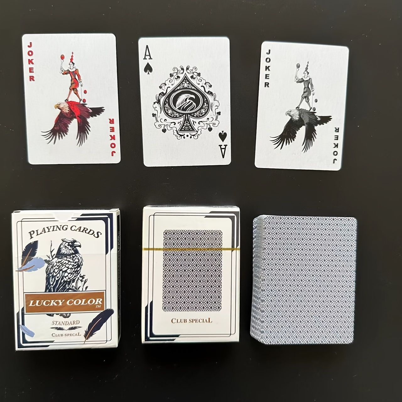 トランプ シンプル ブルー 青 おしゃれ マジック 手品 カードストック