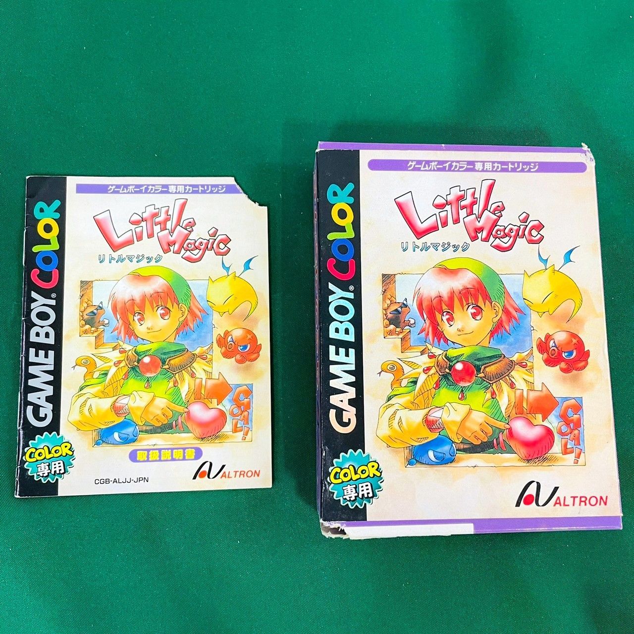 ◇【動作OK】GB GBC ゲームボーイ カラー リトルマジック CGB-ALJJ-JPN Little Magic ソフト カセット GAMEBOY  COLOR アルトロン パズル 箱 取扱説明書 - メルカリ