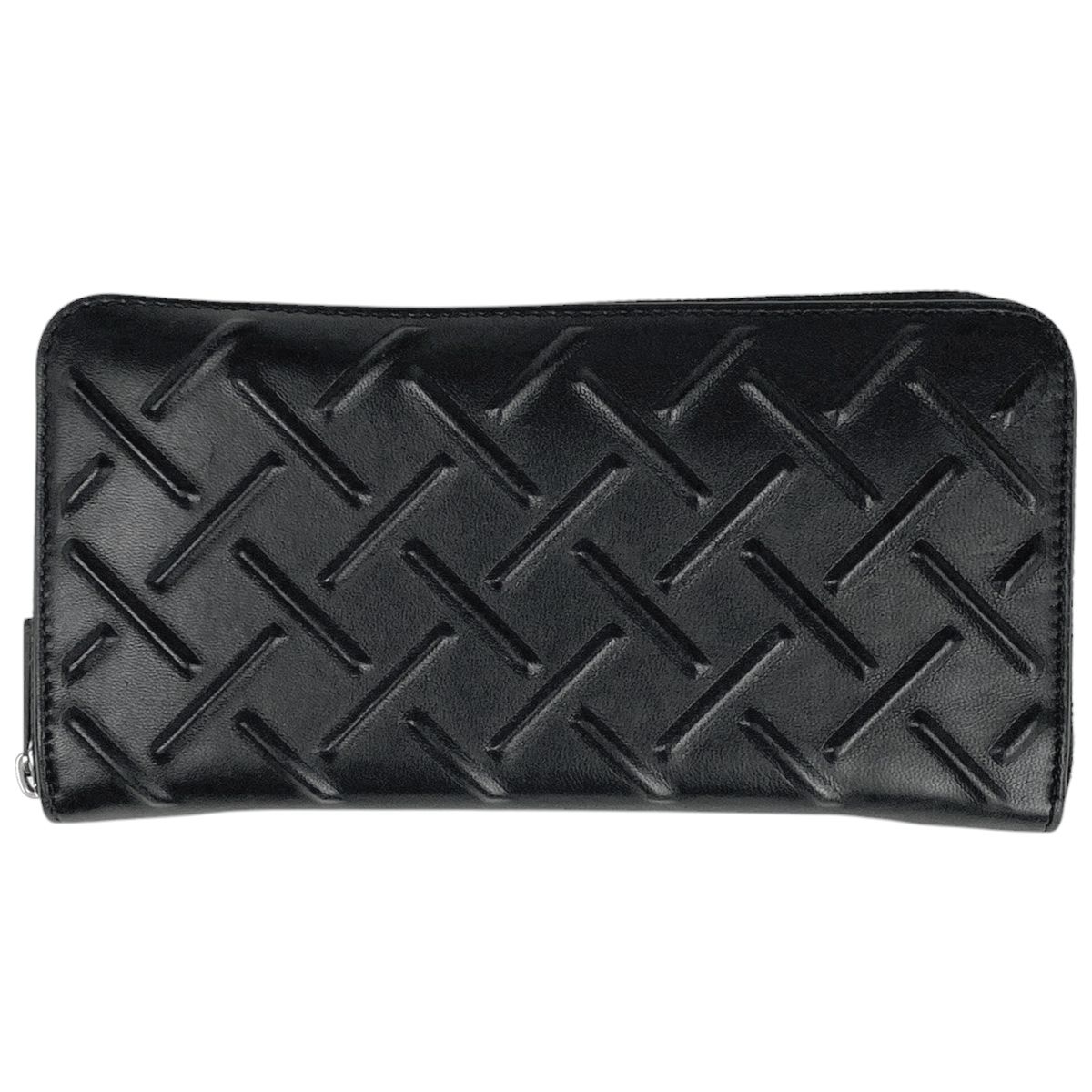 ボッテガヴェネタ BOTTEGAVENETA デザイン ラウンドファスナー 長財布  