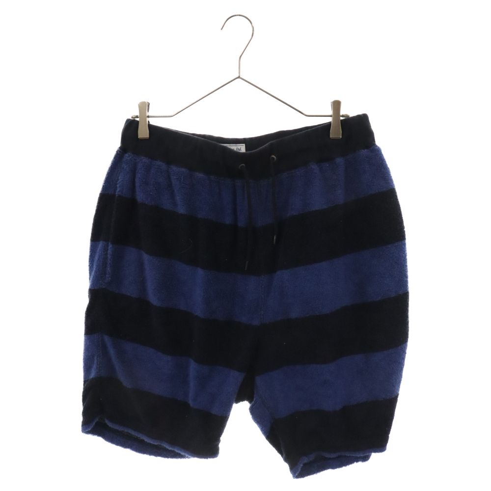 NEIGHBORHOOD (ネイバーフッド) 14SS パイル イージー ボーダー ハーフパンツ ブルー 141KNNH-PTM01S