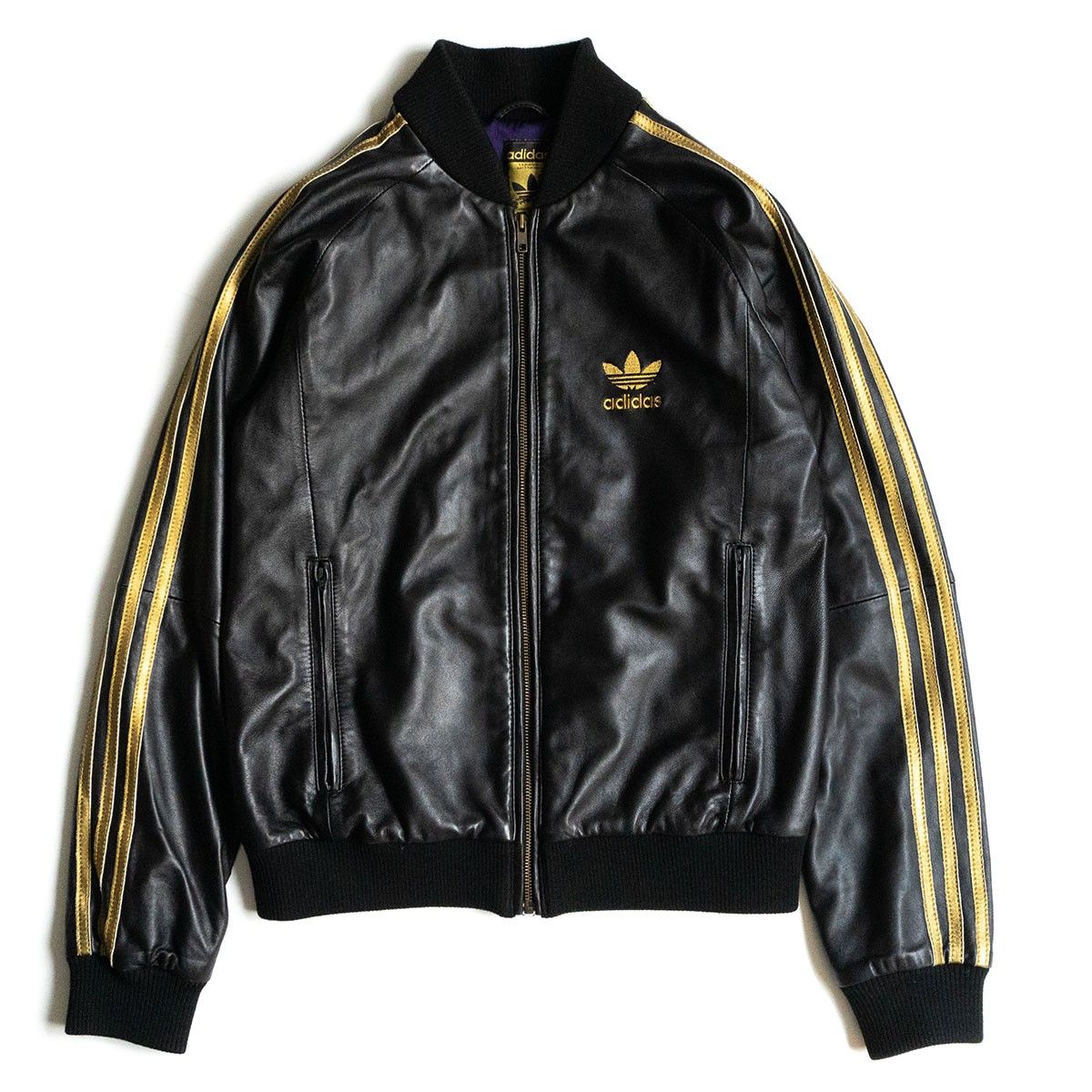 2008年限定】ADIDAS【レザージャケット パンツ セットアップ】M