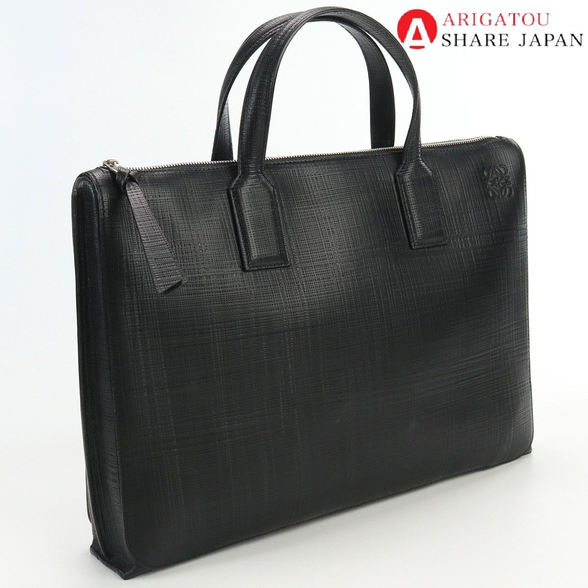 美品 LOEWE ロエベ ゴヤ シン ブリーフケース 337.62.S50 バッグ