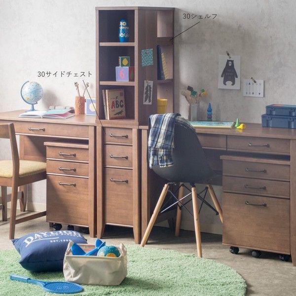 天然木素材の万能学習デスク＜トライ-A/kiduku＞ 3サイズ 90デスク 1