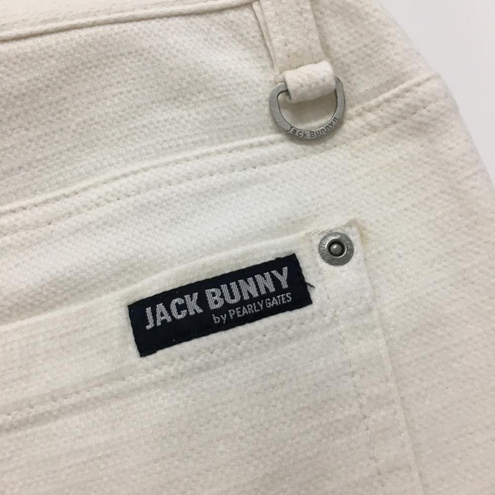 青*功様 Jack Bunny!!⁄ジャックバニー ゴルフパンツ【ホワイト⁄6】 青*功