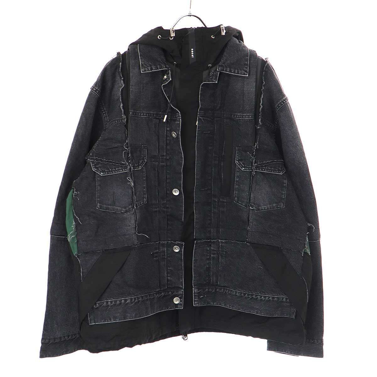 sacai サカイ 21AW Denim Docking Blouson デニムドッキング