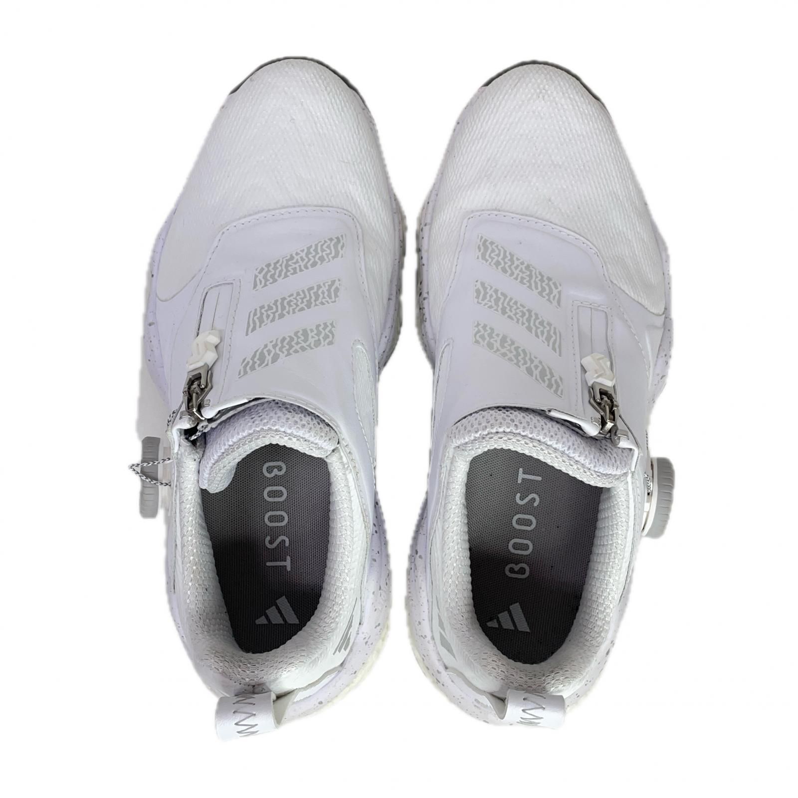 adidas ゴルフシューズ ホワイト 22cm 中古 アディダスゴルフ adidas GOLF ゴルフシューズ 22cm ホワイト