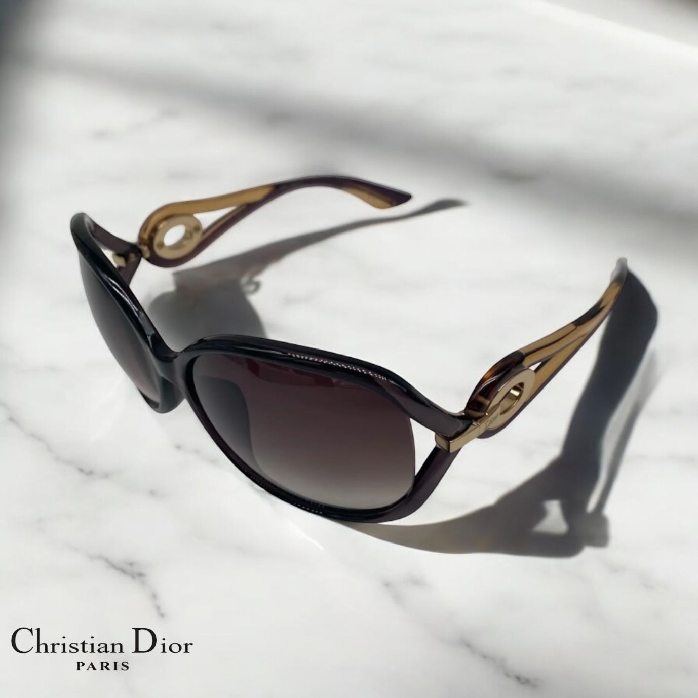 【セール】 福袋 の通販 Dior Christian ディオール 大きめ 紫外線対策 サングラス 小物