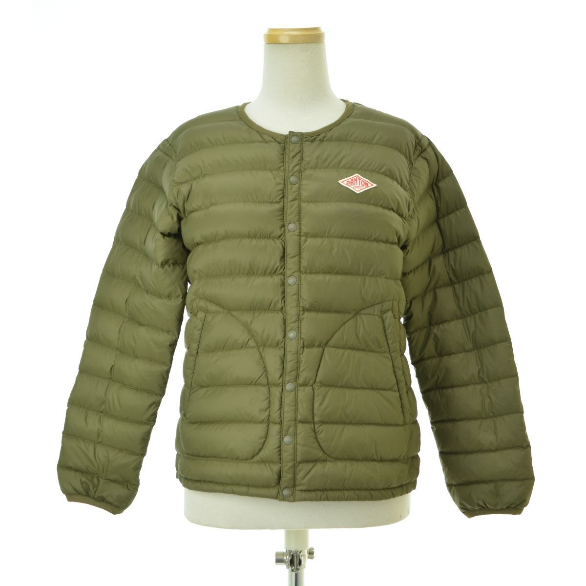  ダウンジャケット 36【DANTON】JD-8644 INNER DOWN JACKET クルーネック インナーダウン