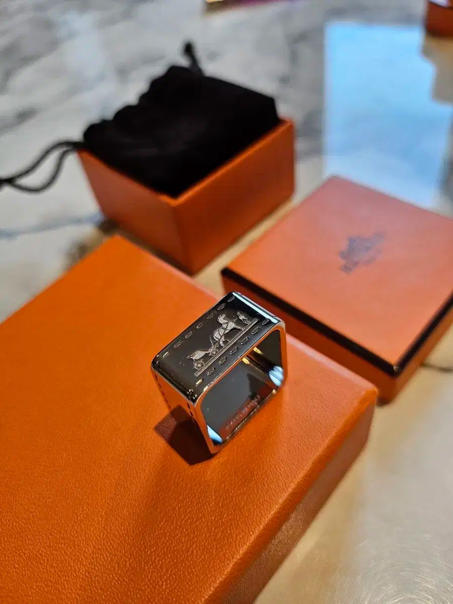 HERMES エルメス ヴォルディック スカーフリング B uc scarf ring