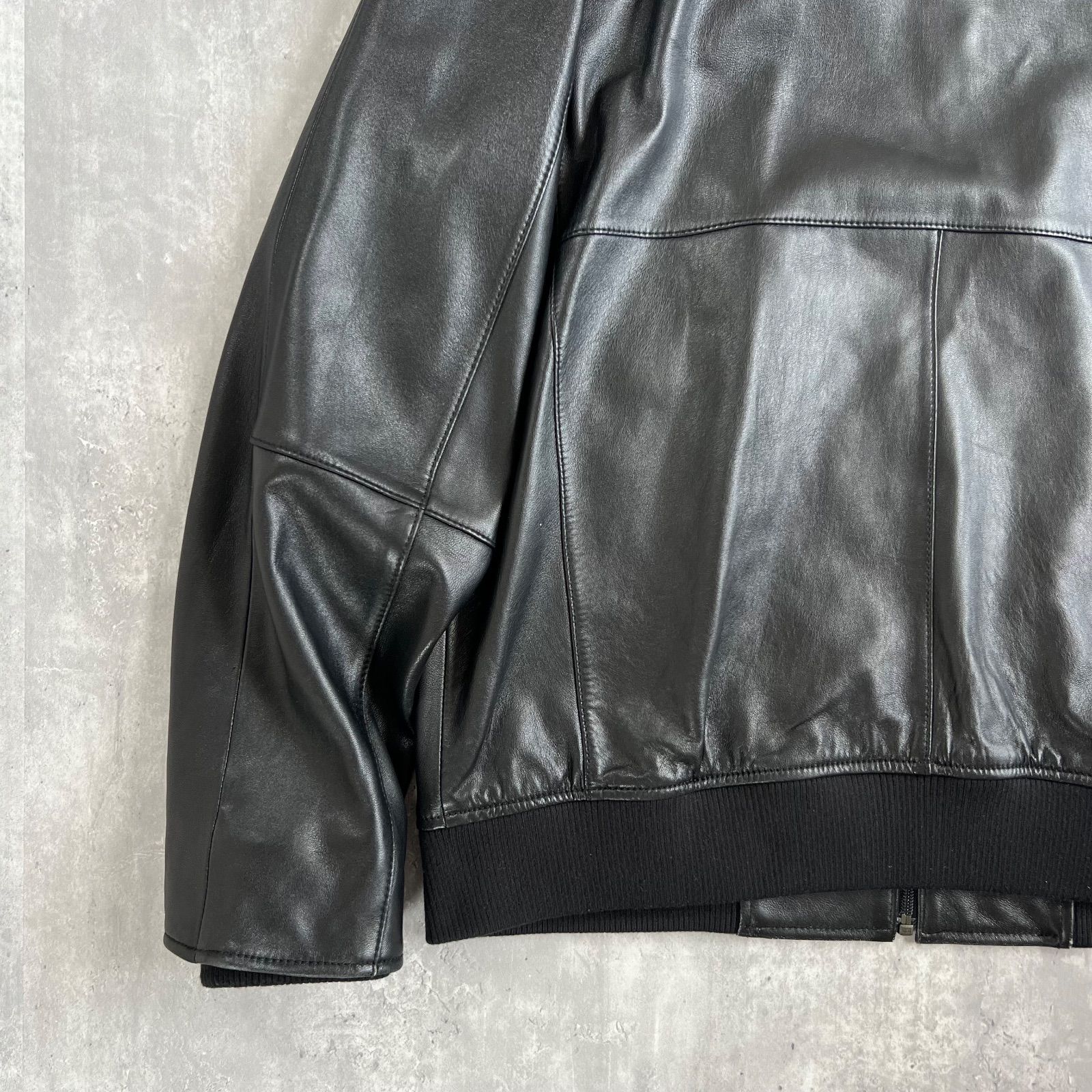 00s Eddie Bauer エディーバウアー STORM LEATHER 羊革 スタンド