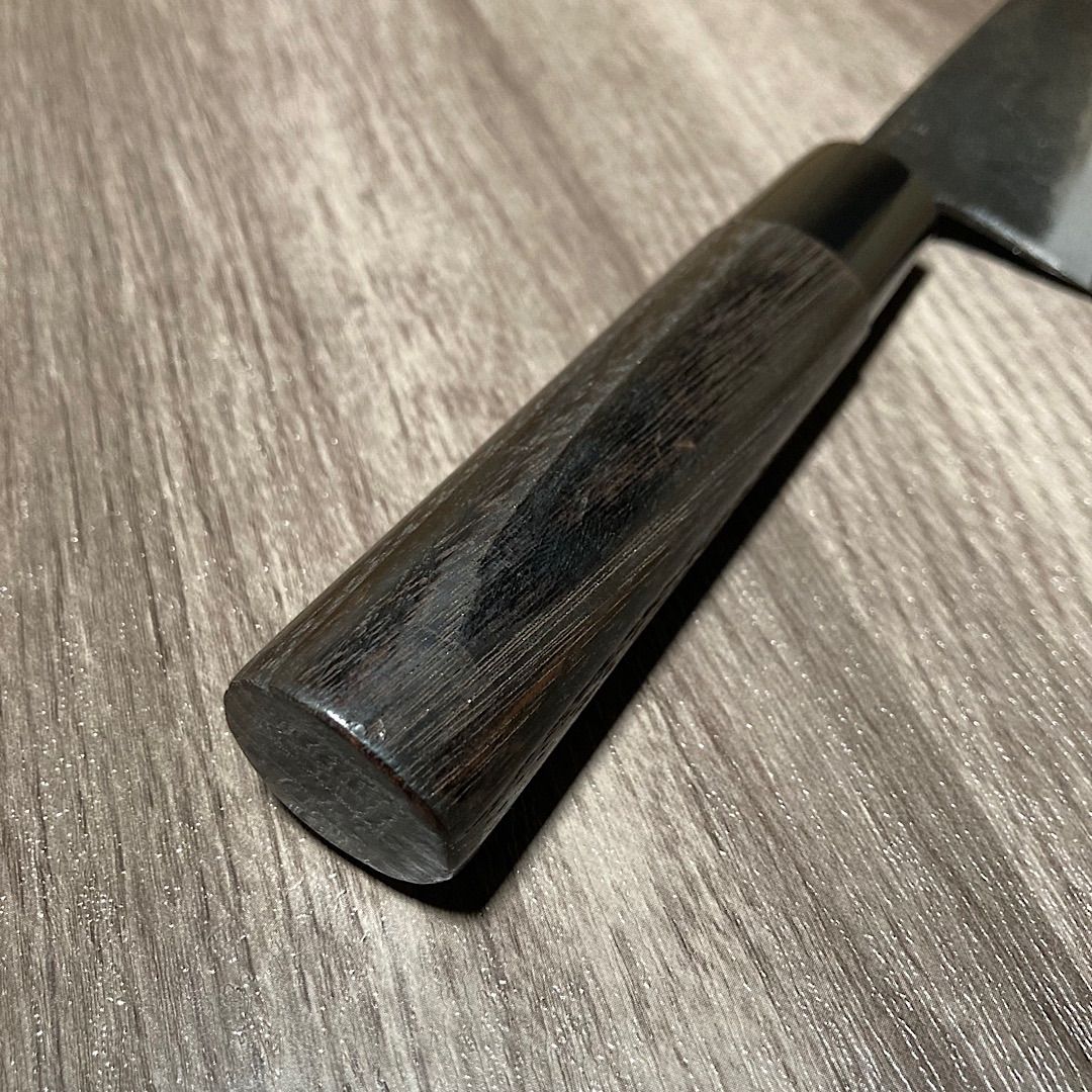 深水刃物 舟行包丁 150mm 15cm 白一鋼 白紙一号 黒打ち仕上げ 薩摩伝統