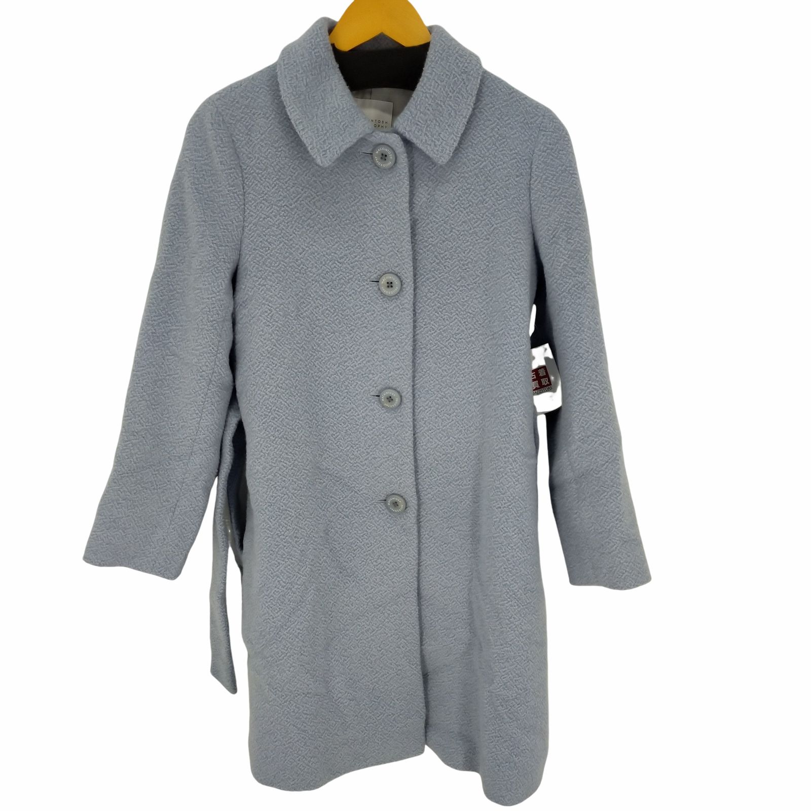 ★マッキントッシュフィロソフィー★アンゴラ混 ウールコート 比翼仕立て WEB＆一部店舗限定】アンゴラビーバー WELLINGTON（ウェリントン