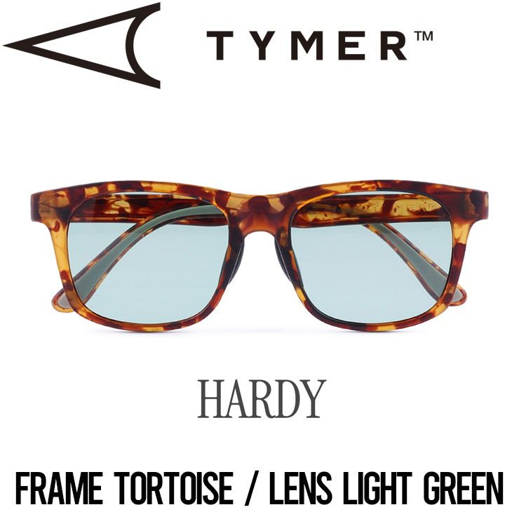 サングラス TYMER タイマー HARDY ハーディ Tortoise/Light Green TY102-MTT-LGR 日本代理店正規品