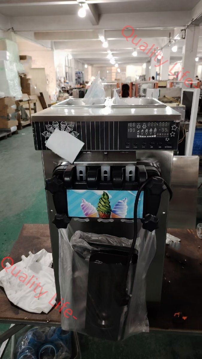 業務用 ソフトクリームサーバー 卓上型 ソフトクリームマシーン 18-25KG H 単相１0０V