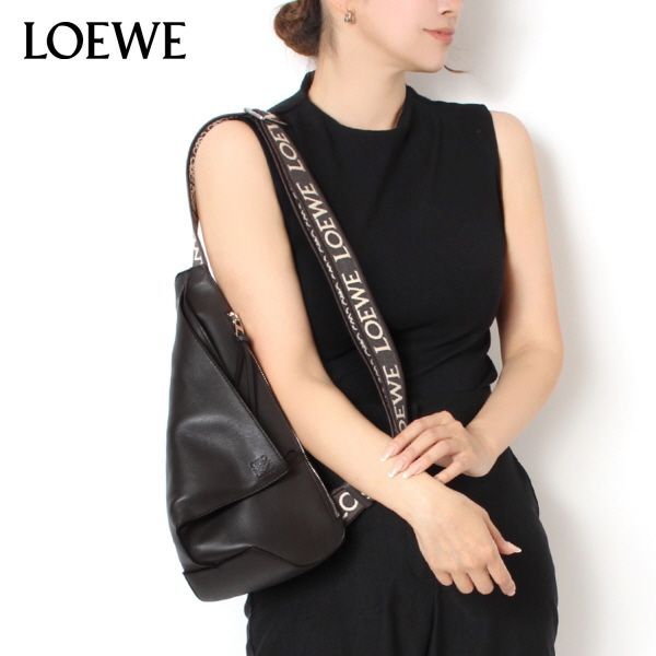 24SSモデル ロエベ LOEWE  レディース ANTON SLING アントン スリング ボディバッグ【DARK GREY】 B511A09X10  1220/【2024SS】l-bag