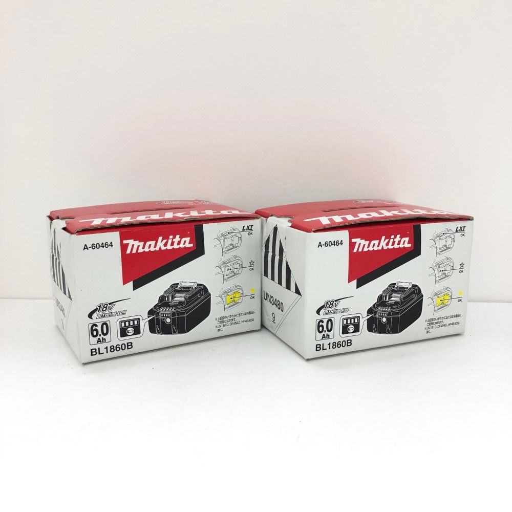 07w5196 未使用品！Makita マキタ 18V 純正バッテリー BL1860B LITHIUM-ION UN3480 インパクト 充電 正規品  インパクトドライバ - メルカリ