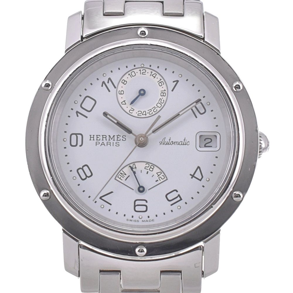 エルメス HERMES CL5.710 クリッパー パワーリザーブ デイト GMT