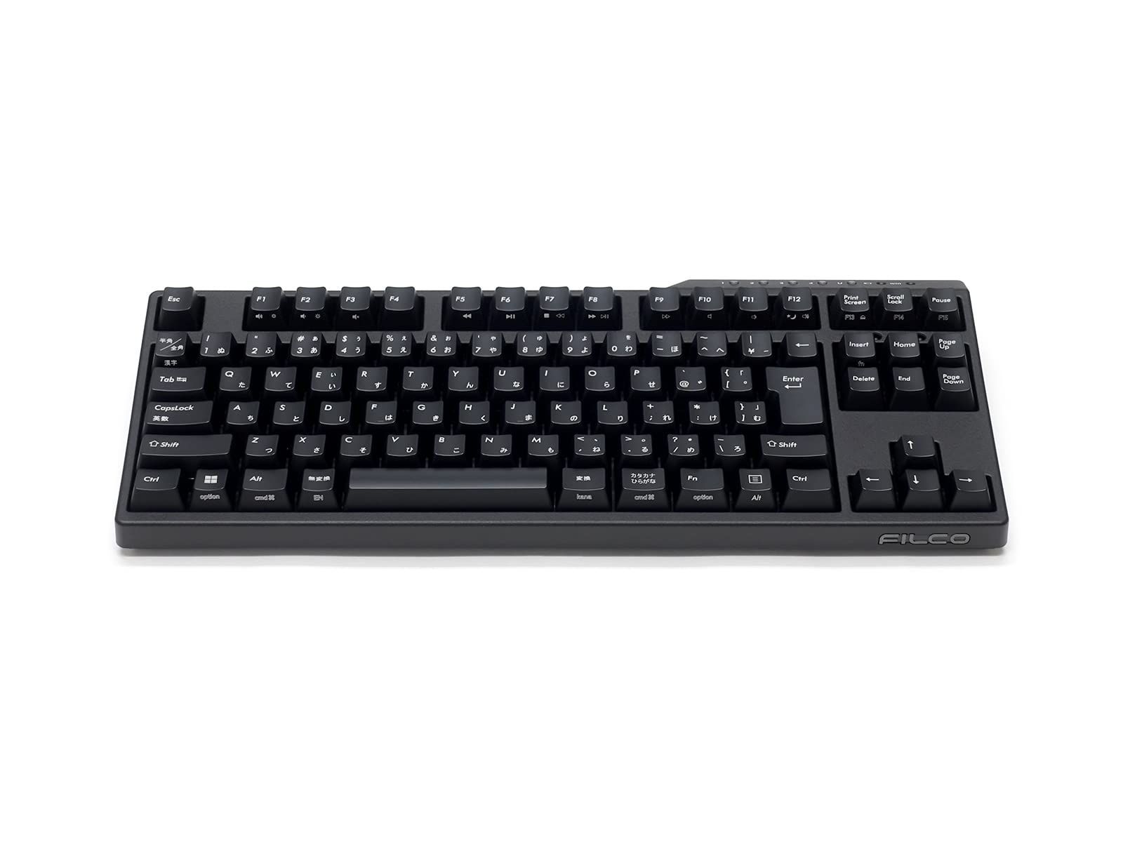 FILCO Majestouch Convertible3 テンキーレス 91キー日本語配列かな有り Bluetooth-USB両対応 CHERRY MX青軸 赤キーロック3ヶ付 ブラック FKBC91MC|JB3-RKL