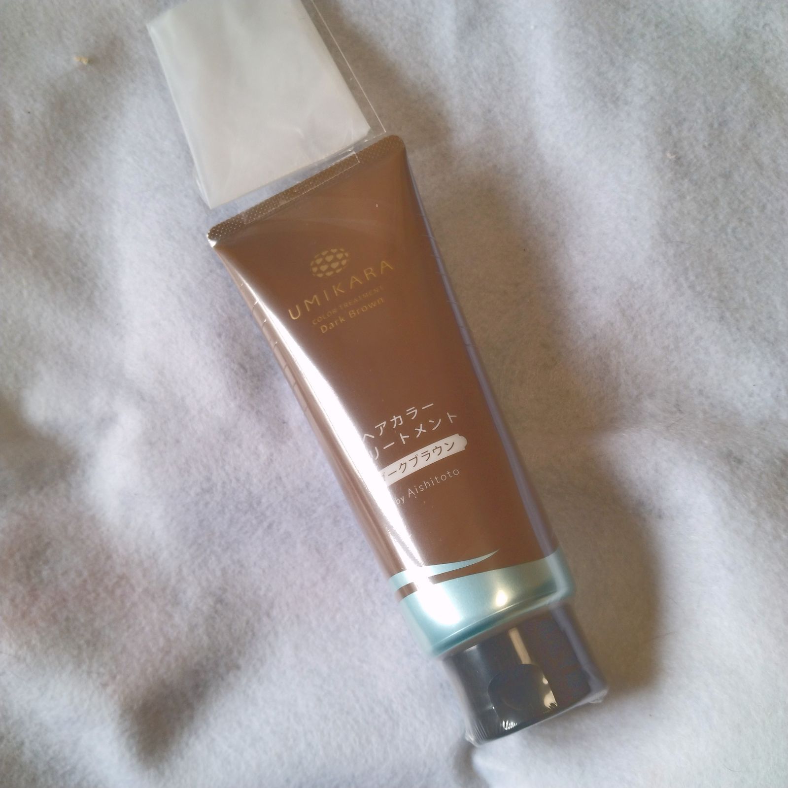 愛しとーと UMIKARA ヘアカラー トリートメント ダークブラウン