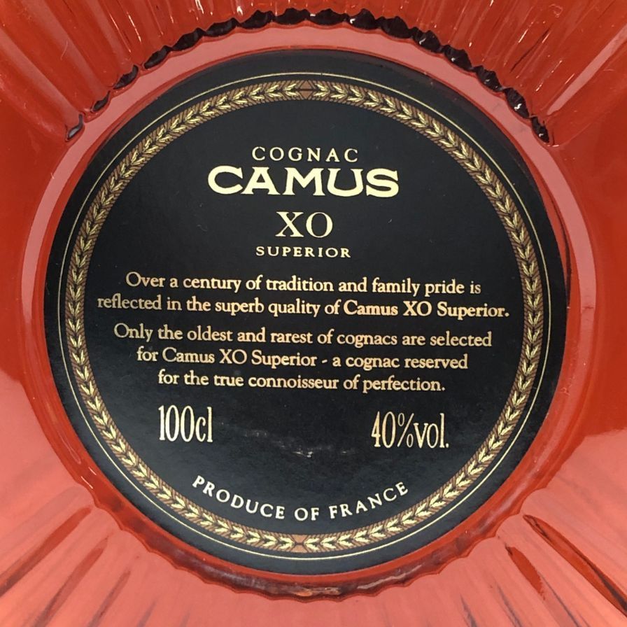 ★お値下げ★【未開栓】カミュ XO スペリオール カミュ XO スペリオール 1000ml 40% CAMUS XO【B3】 - メルカリ