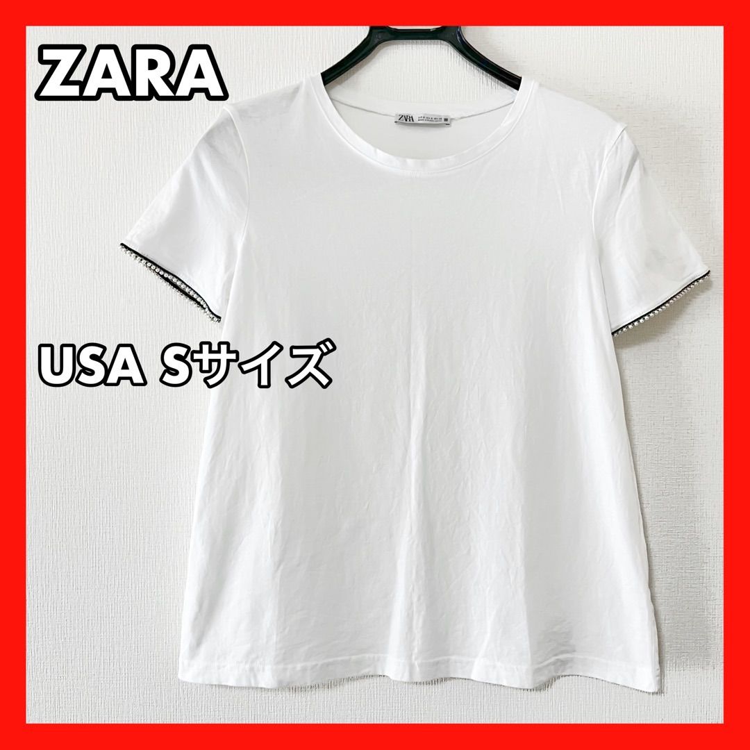 ZARA白Tシャツ - トップス