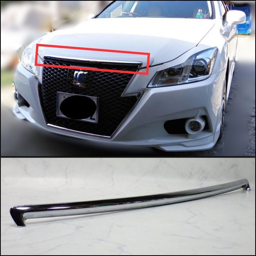 トヨタ 純正 TOYOTA 正規 フロント フードモールディング クラウン 210系 前期 AWS210 AWS211 ハイブリット GRS21 パーツ エンジン タイヤ カスタム