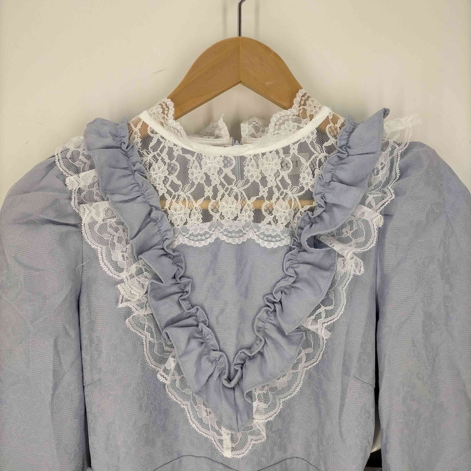 バブルス BUBBLES ヨークレースエンボスワンピース レディース FREE  