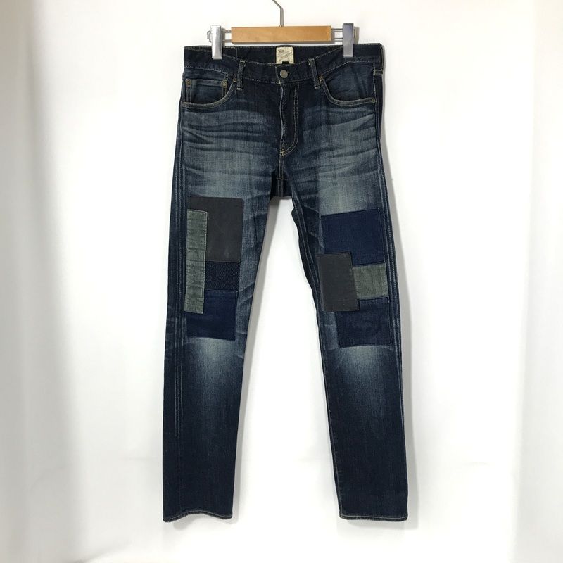 schott ショット デニムパンツ STRETCH INDIGO DENIM PATCH