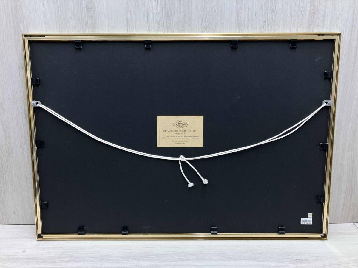 ジャンク Disney 東京ディズニーランド ダイヤモンドホースシュー DIAMOND HORSESHOE REVUE 額縁サイズ約84.5cm×58.5cm