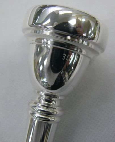 B,ティルツ）トロンボーンマウスピース BAKOモデル 3G（太管）銀