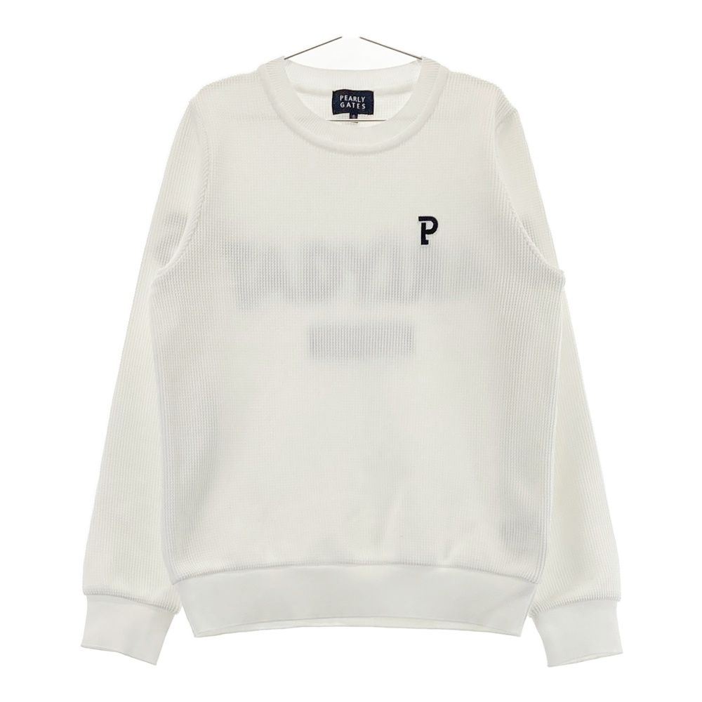 サイズ 0 PEARLY GATES パーリーゲイツ モデル 長袖ニットセーター ホワイト系 240101510714 ゴルフウェア レディース ストスト