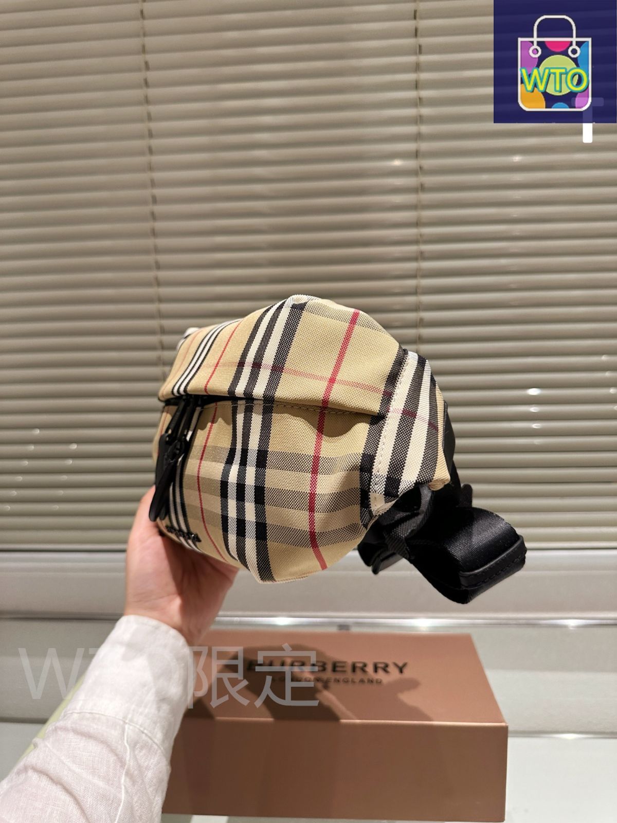 バーバリーバッグ 今日WTO】Burberry TB Belt Bag バーバリー TB ベルトバッグ-WTO