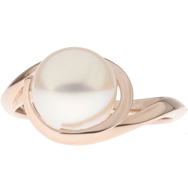 新品仕上げ済）タサキ TASAKI 田崎 パール リング 指輪 約16号 K18PG  