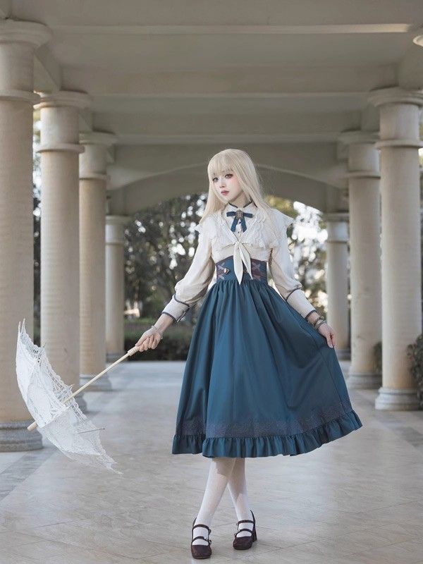 ロングスカート イギリス風