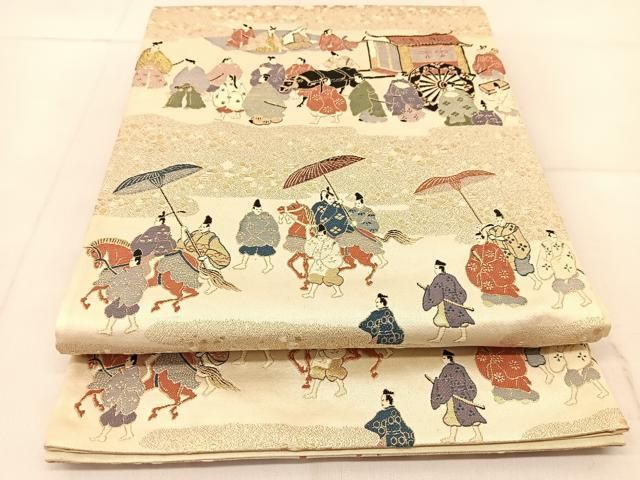 『 太平楽府 』 胡逸滅方海 著 書林 只見屋調助 大井屋 明和6 美品 です。 平和屋着物◎六通柄袋帯 唐織 平安人物風景文 金糸 正絹 逸品