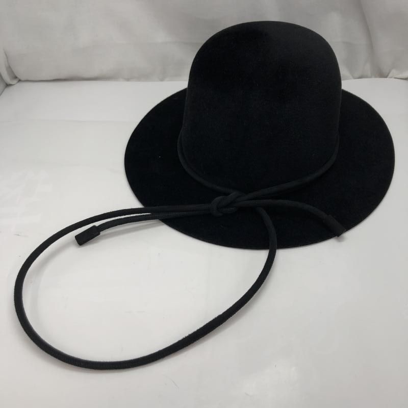 Hermes ウールフェルト ハット 57 黒 エルメス 91