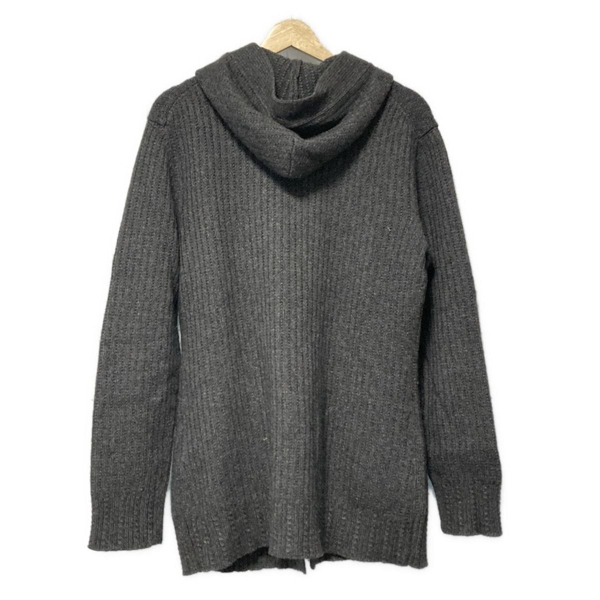 PRIGS プリッグス ダッフルコート サイズ48 XL メンズ - ダークグレー×黒 長袖 ニット バラ 秋 冬