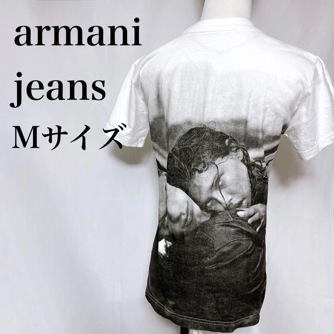 armani jeans 半袖Tシャツ 2001年春夏 Mフォトプリント モード